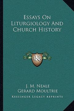 portada essays on liturgiology and church history (en Inglés)