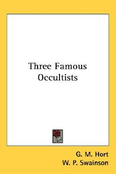 portada three famous occultists (en Inglés)