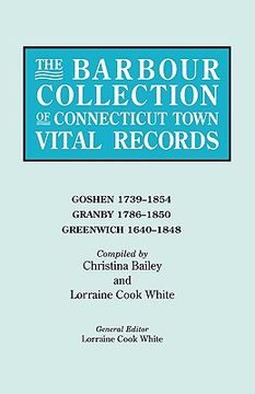 portada the barbour collection of connecticut town vital records (in English)