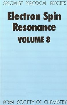 portada electron spin resonance: volume 8