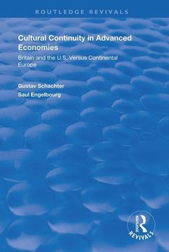 portada Cultural Continuity in Advanced Economies: Britain and the U. S. Versus Continental Europe (en Inglés)