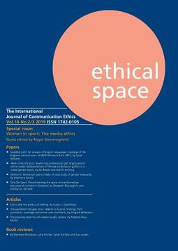 portada Ethical Space Vol.16 Issue 2/3 (in English)
