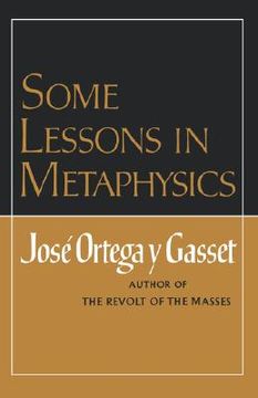 portada some lessons in metaphysics (in English)