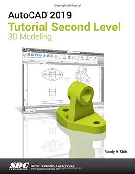 portada AutoCAD 2019 Tutorial Second Level 3D Modeling (en Inglés)