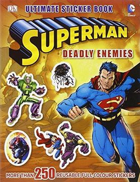 portada Superman Deadly Enemies Ultimate Sticker Book (Superman man of Steel Film Tie) 