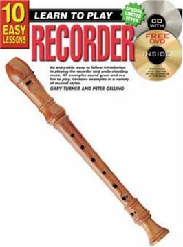 portada 10 Easy Lessons Recorder (Teach Yourself) (en Inglés)