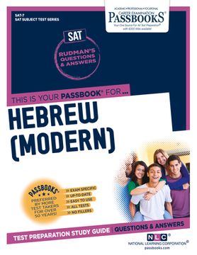 portada Hebrew (Modern) (Sat-7): Passbooks Study Guide Volume 7 (en Inglés)