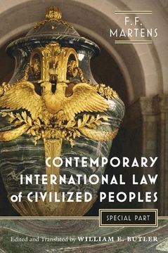 portada Contemporary International Law of Civilized Peoples: Special Part (en Inglés)