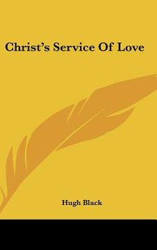 portada christ's service of love (en Inglés)