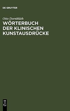 portada Wörterbuch der Klinischen Kunstausdrücke (en Alemán)