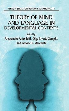 portada theory of mind and language in developmental contexts (en Inglés)