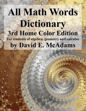 portada All Math Words Dictionary: For students of algebra, geometry and calculus (en Inglés)