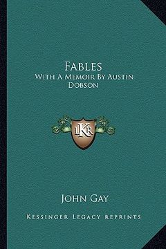 portada fables: with a memoir by austin dobson