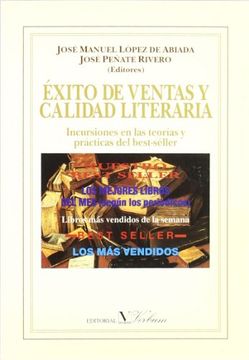 portada Exito de Ventas y Calidad Literaria. Incursiones en las teorias y practicas del best-seller.