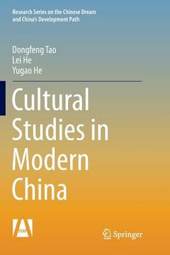 portada Cultural Studies in Modern China (in English)