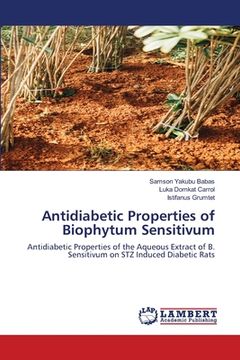 portada Antidiabetic Properties of Biophytum Sensitivum (en Inglés)