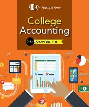 portada College Accounting, Chapters 1- 15 (en Inglés)