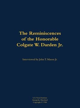 portada Reminiscences of the Honorable Colgate W. Darden Jr. (en Inglés)