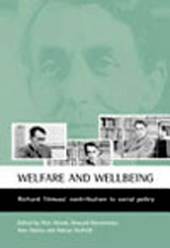 portada welfare and wellbeing: richard titmuss's contribution to social policy (en Inglés)
