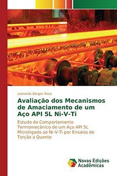 portada Avaliação dos Mecanismos de Amaciamento de um Aço API 5L Ni-V-Ti