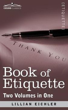 portada book of etiquette (two volumes in one) (en Inglés)