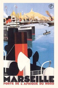 portada Vintage Journal Marseille Travel Poster (en Inglés)