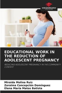 portada Educational Work in the Reduction of Adolescent Pregnancy (en Inglés)
