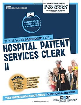 portada Hospital Patient Services Clerk ii (in English)