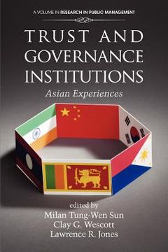 portada trust and governance institutions: asian experiences (en Inglés)