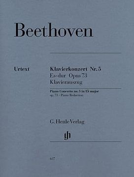 portada Concerto for Piano and Orchestra #5 e Flat Major op. 73 (en Alemán)
