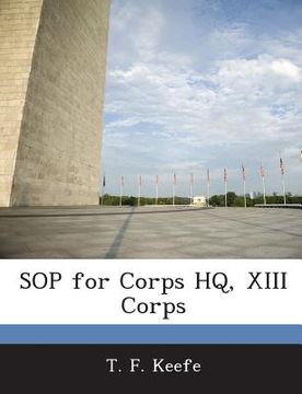portada Sop for Corps HQ, XIII Corps (en Inglés)