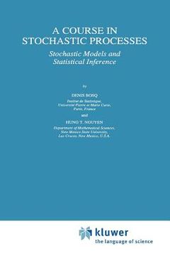 portada a course in stochastic processes: stochastic models and statistical inference