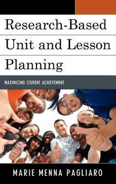 portada research-based unit and lesson planning (en Inglés)