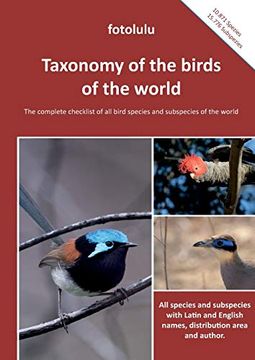 portada Taxonomy of the Birds of the World: The Complete Checklist of all Bird Species and Subspecies of the World