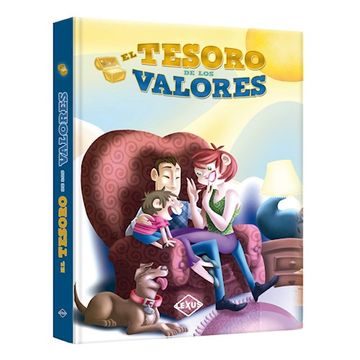 portada El Tesoro de los Valores. Cuentos y Juegos Para Aprende y Practicar va (in Spanish)