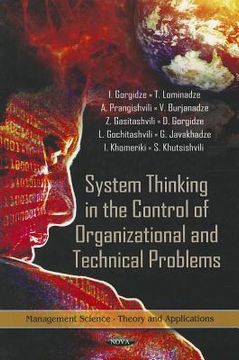 portada system thinking in the control of organizational and technical problems