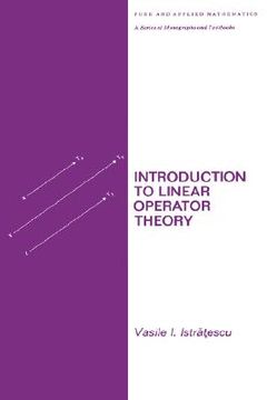 portada introduction to linear operator theory (en Inglés)