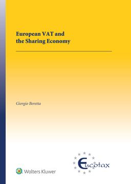 portada European Vat and the Sharing Economy (en Inglés)