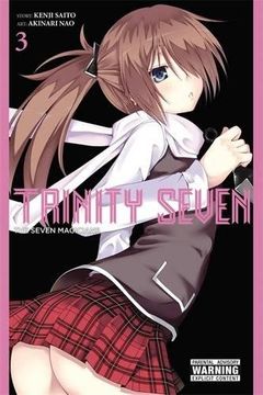 portada Trinity Seven, Vol. 3: The Seven Magicians - Manga (Trinity Seven, 3) (in English)