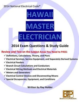 portada Hawaii 2014 Master Electrician Exam Questions and Study Guide (en Inglés)