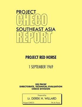 portada project checo southeast asia study: project red horse (in English)