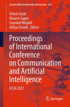 portada Proceedings of International Conference on Communication and Artificial Intelligence: Iccai 2021 (in English)