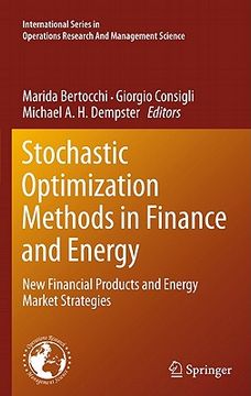 portada stochastic optimization methods in finance and energy