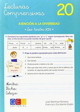 portada Lecturas Comprensivas 20 (in Spanish)
