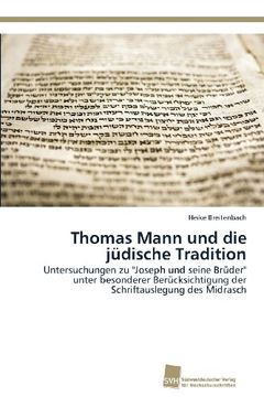 portada Thomas Mann Und Die Judische Tradition