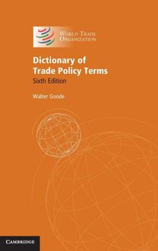 portada Dictionary of Trade Policy Terms (in English)