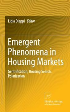 portada emergent phenomena in housing markets (in English)