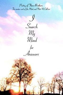 portada i search my mind for answers: poetry of three brothers (in English)