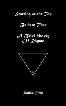 portada starting at the top. be here then. a brief history of rhyme. (in English)
