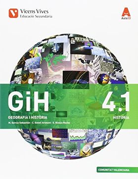 portada Gih 4 (4.1-4.2) valencia (historia) aula 3d (Paperback) (in Valencian)